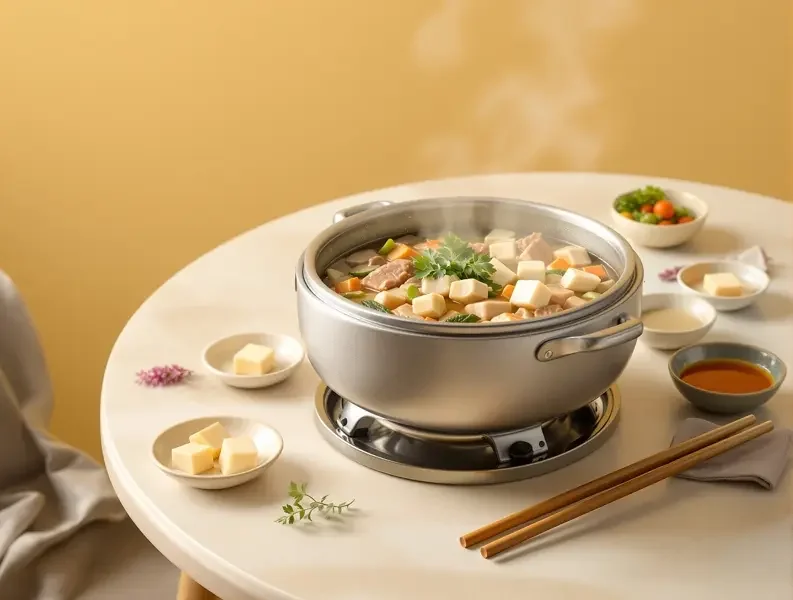 冬日火锅，和好友围炉的温暖 - 糖心vlog美食手账栏目封面图